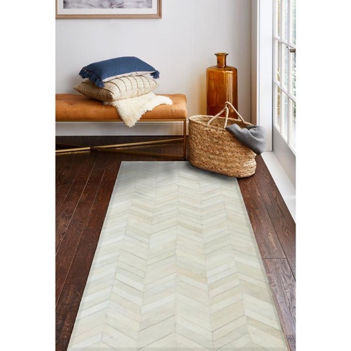 modern cowhide rug